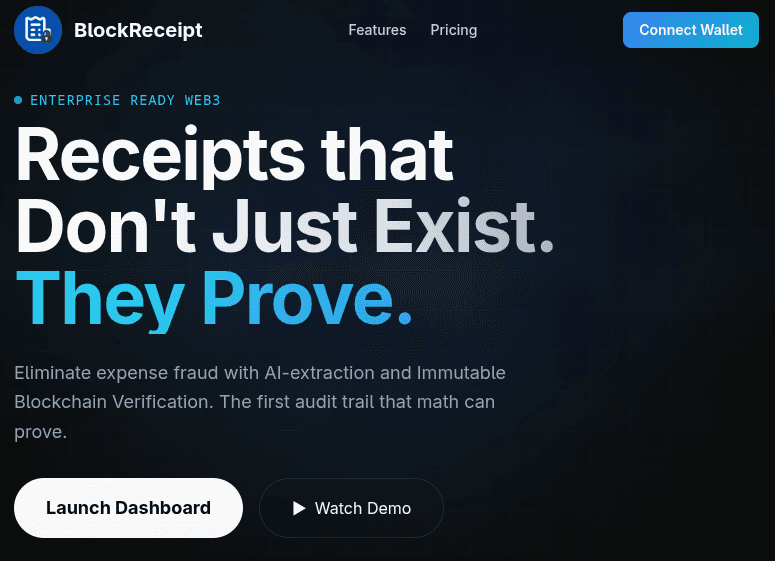 Blockreceipt
